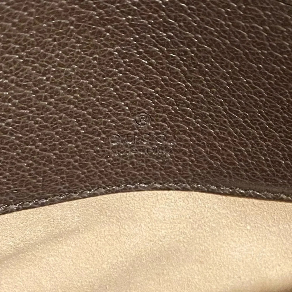 NEW!✨GUCCI✨GG GUCCISSIMA SUPREME & LEATHER ROUND BACKPACK SHOULDER CROSSBODY BAG - Picture 12 of 15